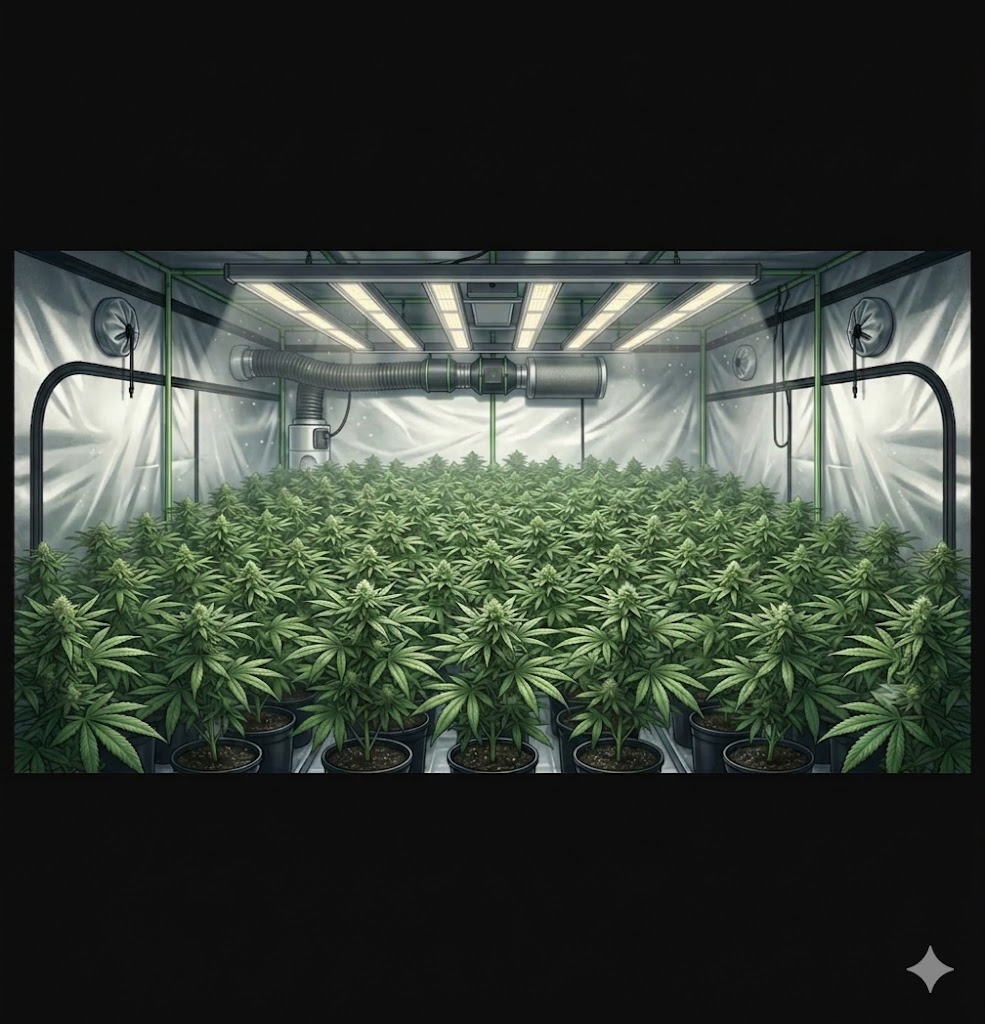 Sea of Green Method for Cannabis Cultivation